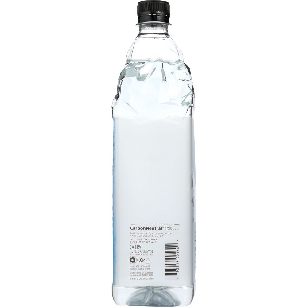 ICELANDIC: Glacial Natural Spring Water, 1 liter