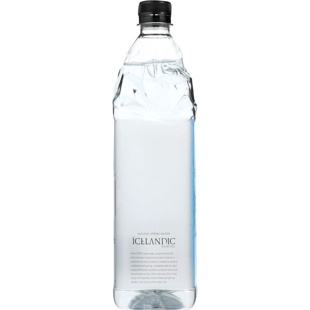 ICELANDIC: Glacial Natural Spring Water, 1 liter