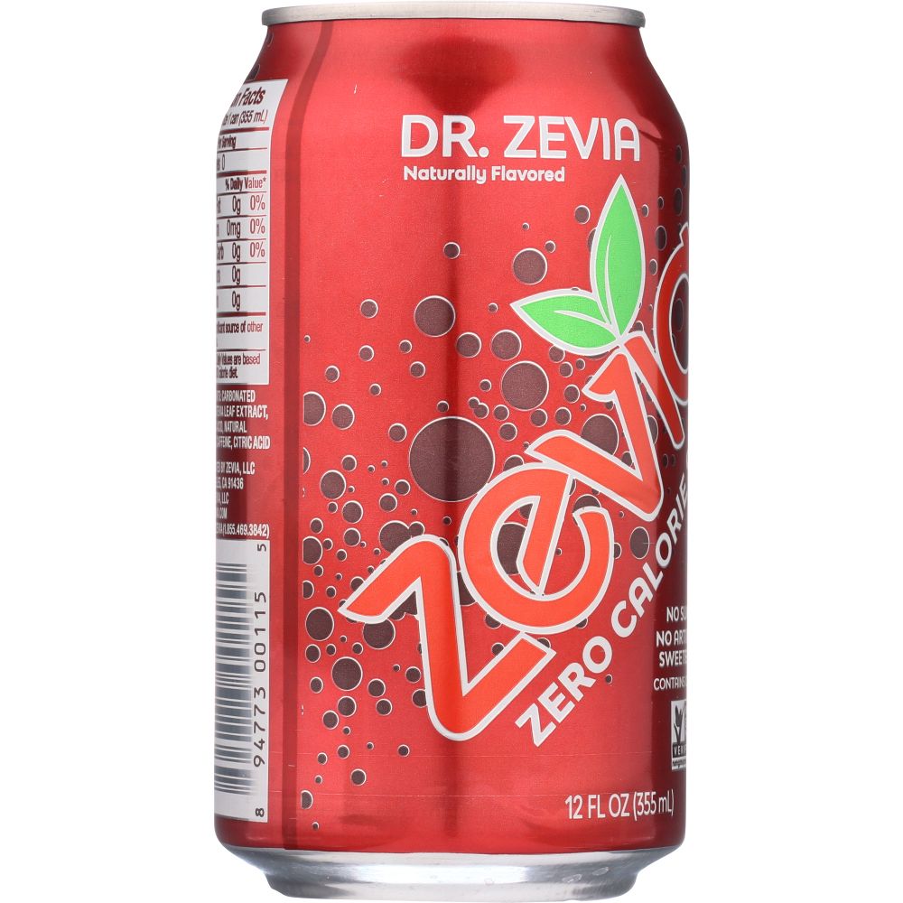 ZEVIA: Zero Calorie Soda Dr. Zevia 6-12 fl oz, 72 fl oz