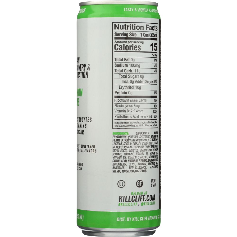 KILL CLIFF: Recovery Drink Lemon Lime, 12 oz