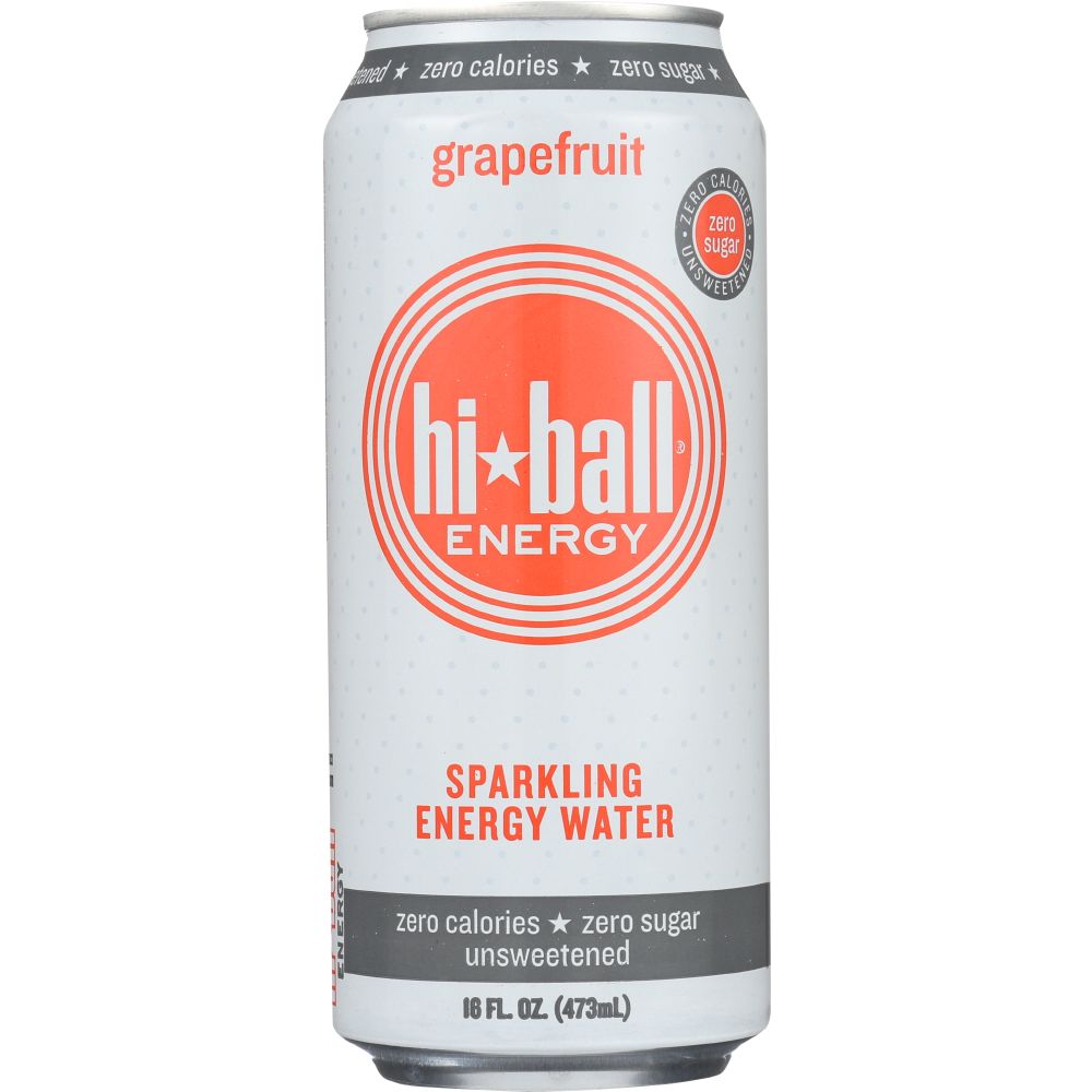 HI BALL ENERGY: Grapefruit Sparkling Energy Water, 16 oz