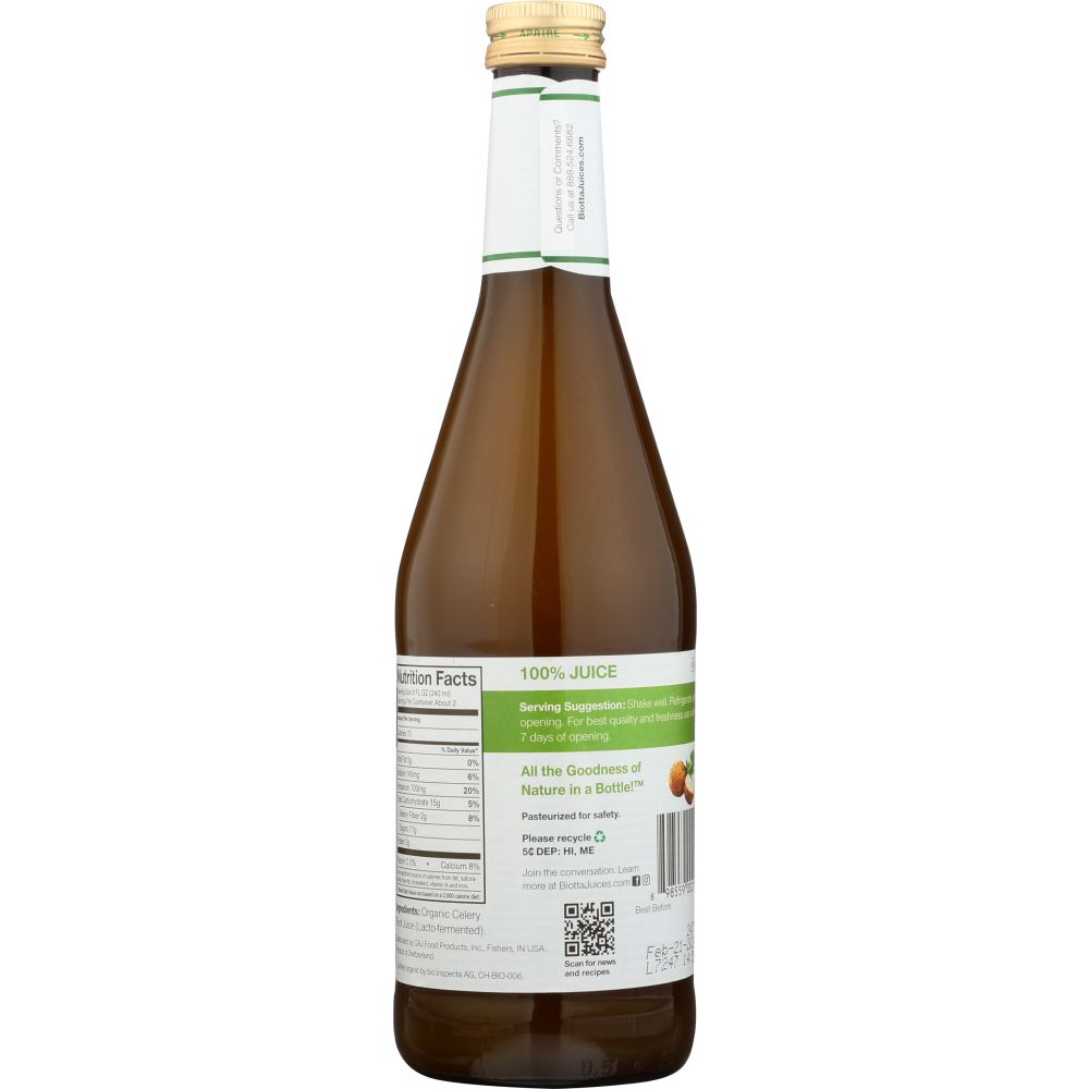 BIOTTA: Celery Root Juice, 16.9 oz