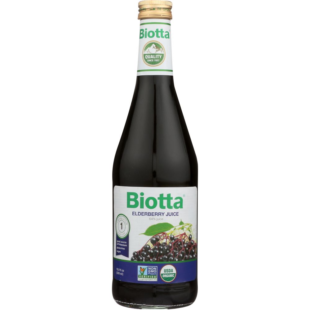 BIOTTA: Elderberry Juice, 16.9 oz