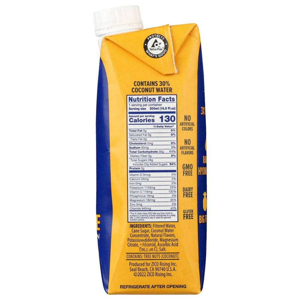 ZICO: Water Hydrate Tropical, 16.9 fo