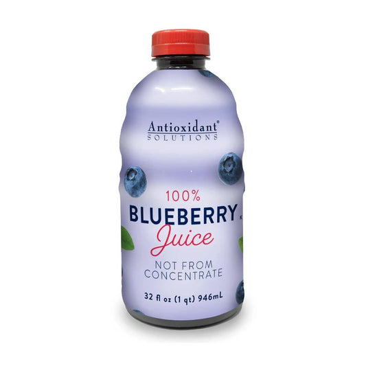 ANTIOXIDANT SOLUTIONS: Blueberry Juice, 32 fo