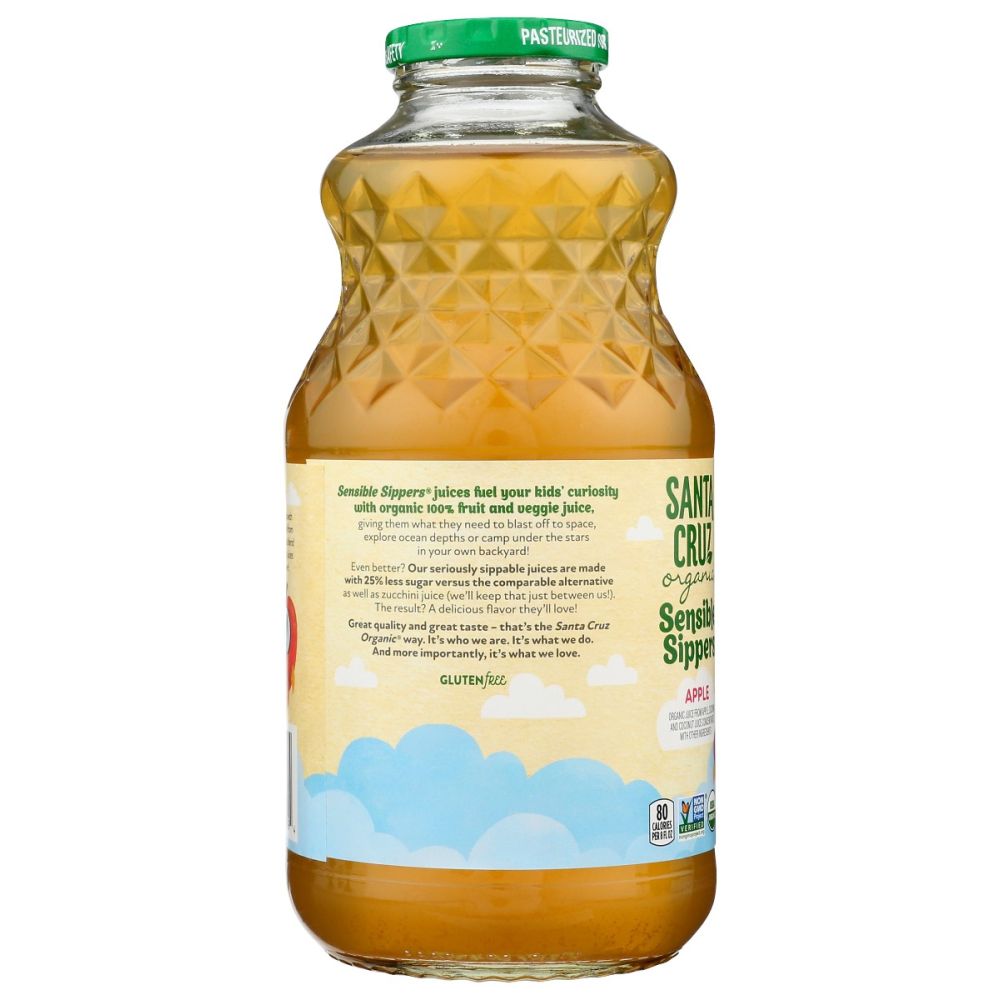 SANTA CRUZ: Organic Sensible Sippers Apple, 32 fo