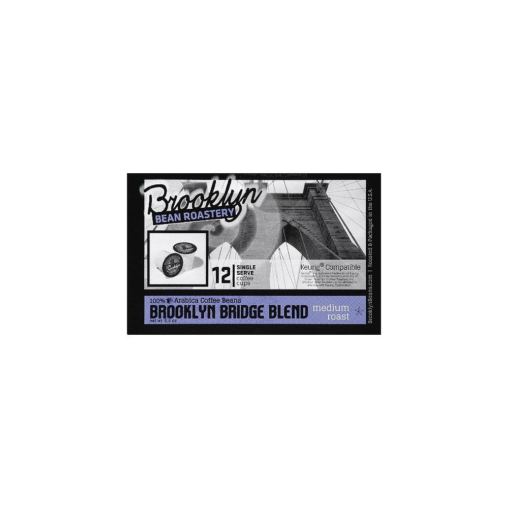 BROOKLYN BEAN ROASTERY: Brooklyn Bridge Blend Coffee, 12 pc