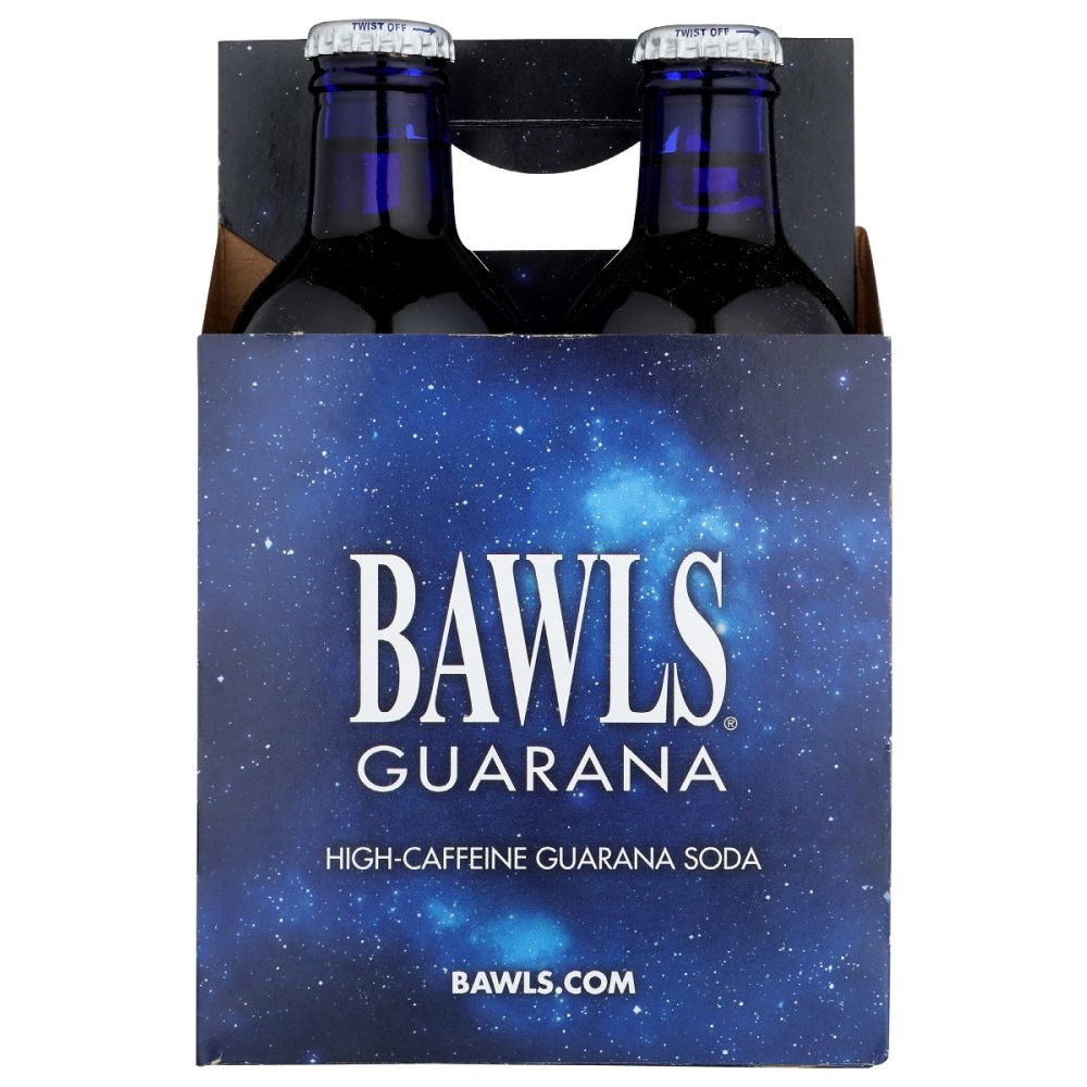 BAWLS GUARANA: Original Soda 4 Pack, 40 oz