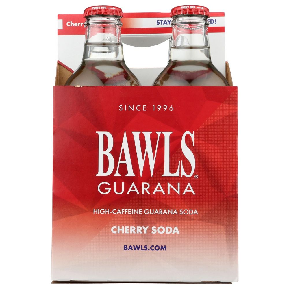 BAWLS GUARANA: Cherry 4 Pack, 40 oz