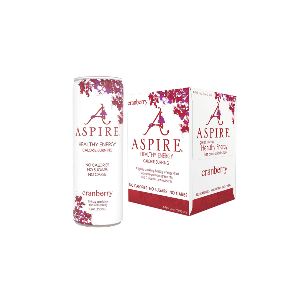 ASPIRE: Enrgy Cranberry 4Pk, 48 fo