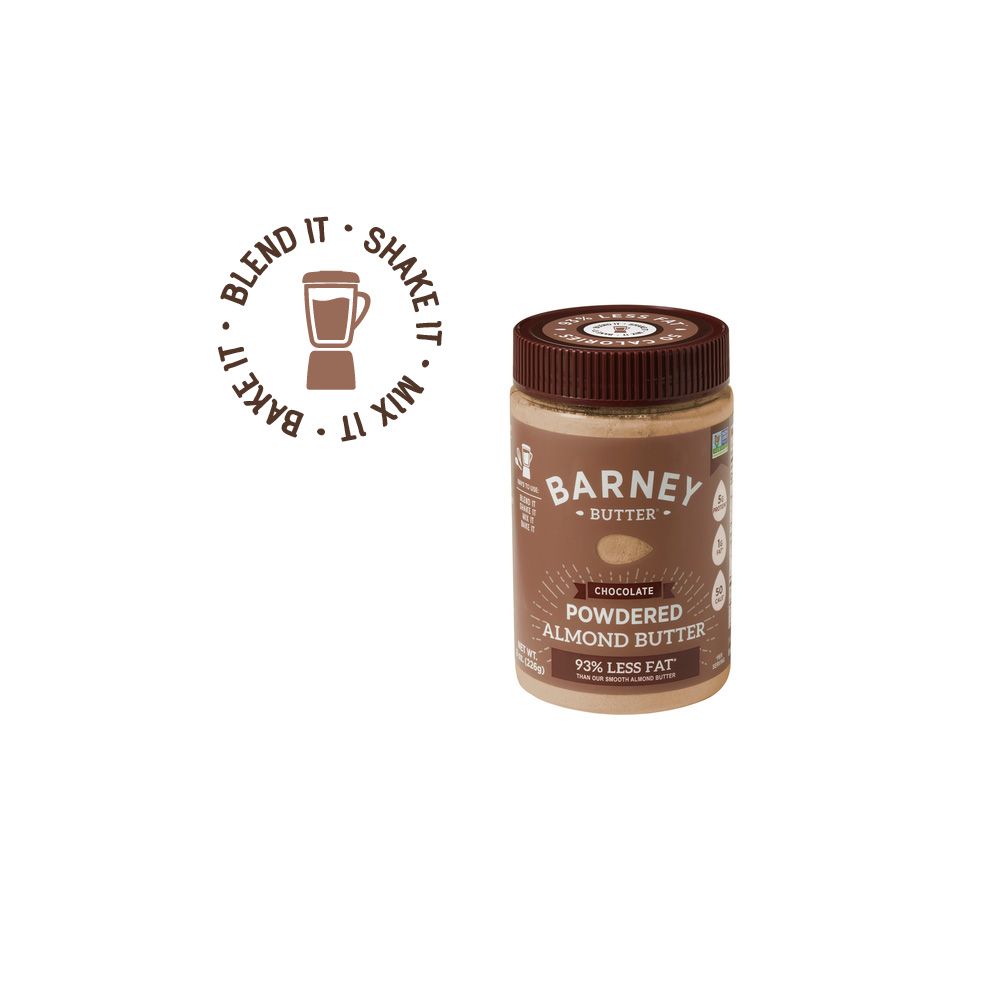 BARNEY BUTTER: Nut Butter Almond Chocolate Powder, 8 oz