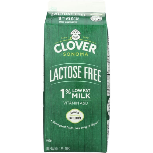 CLOVER SONOMA: 1 Percent Milk Lactose Free, 64 oz