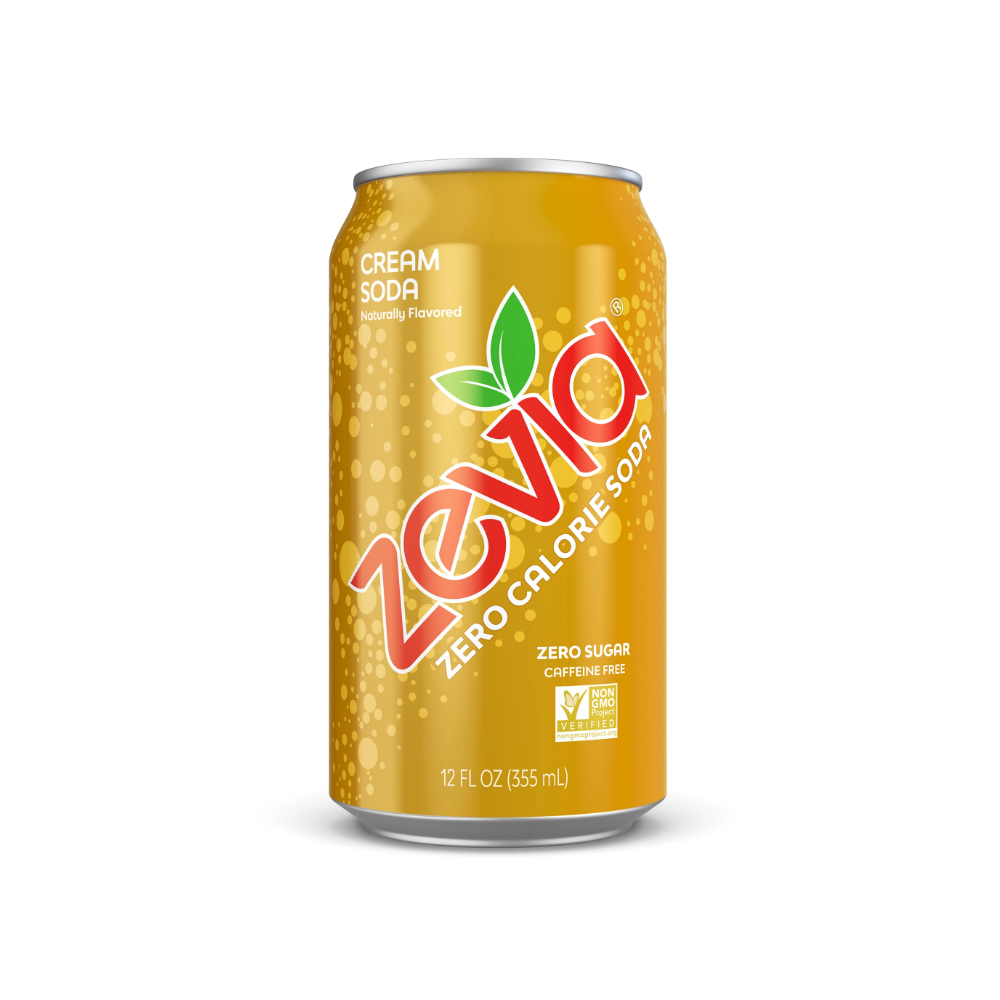 ZEVIA: Cream Soda, 12 fo