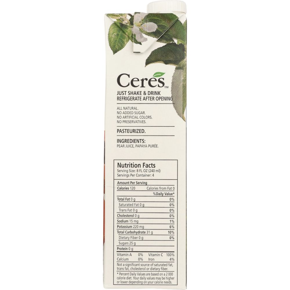 CERES: Papaya Juice, 33.8 fo