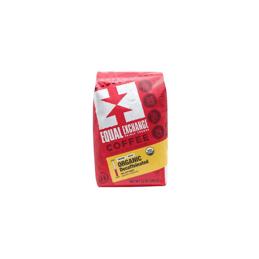 EQUAL EXCHANGE: Coffee Whole Bean Decaffeinated, 12 oz