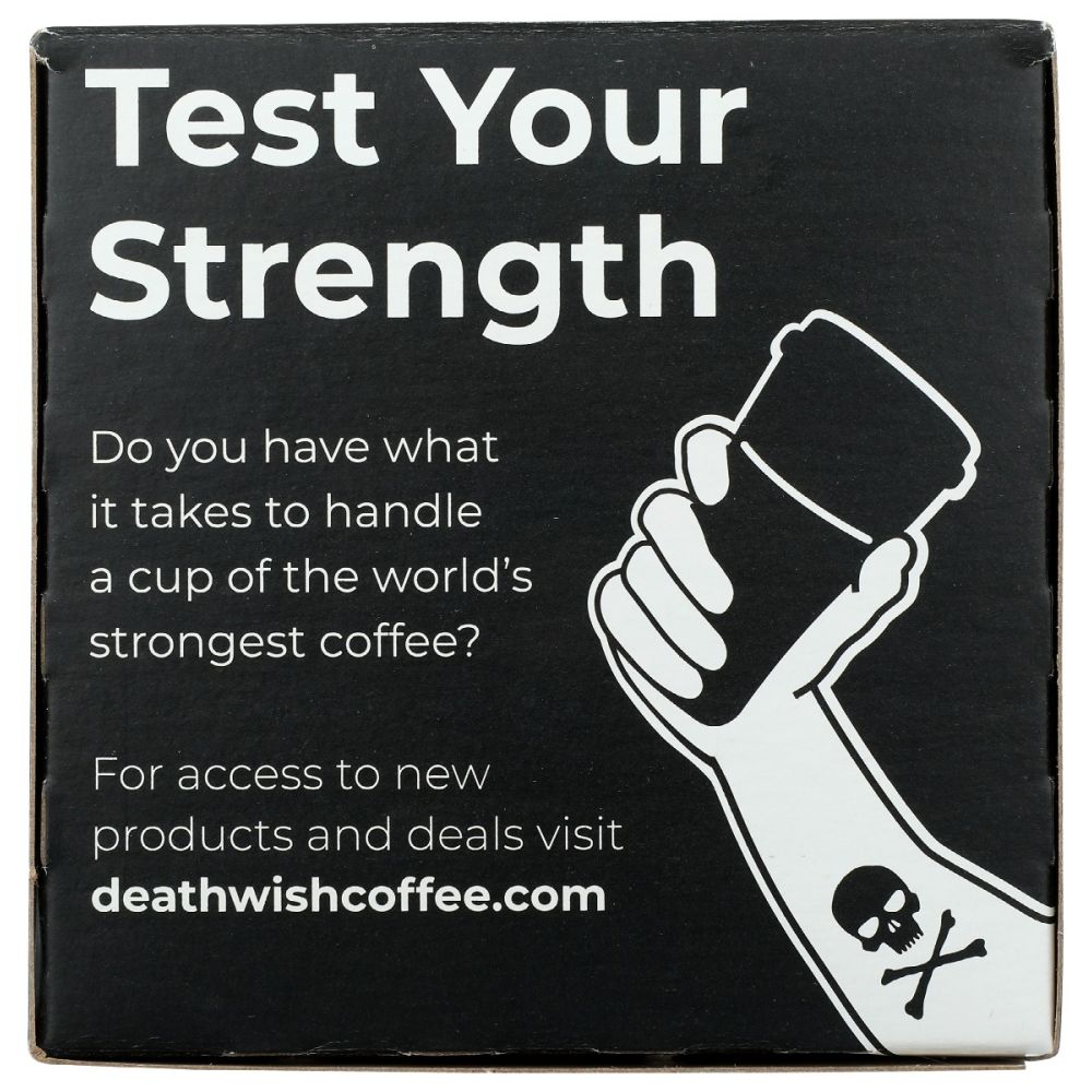 DEATH WISH COFFEE: Dark Roast Death Cups, 10 cp