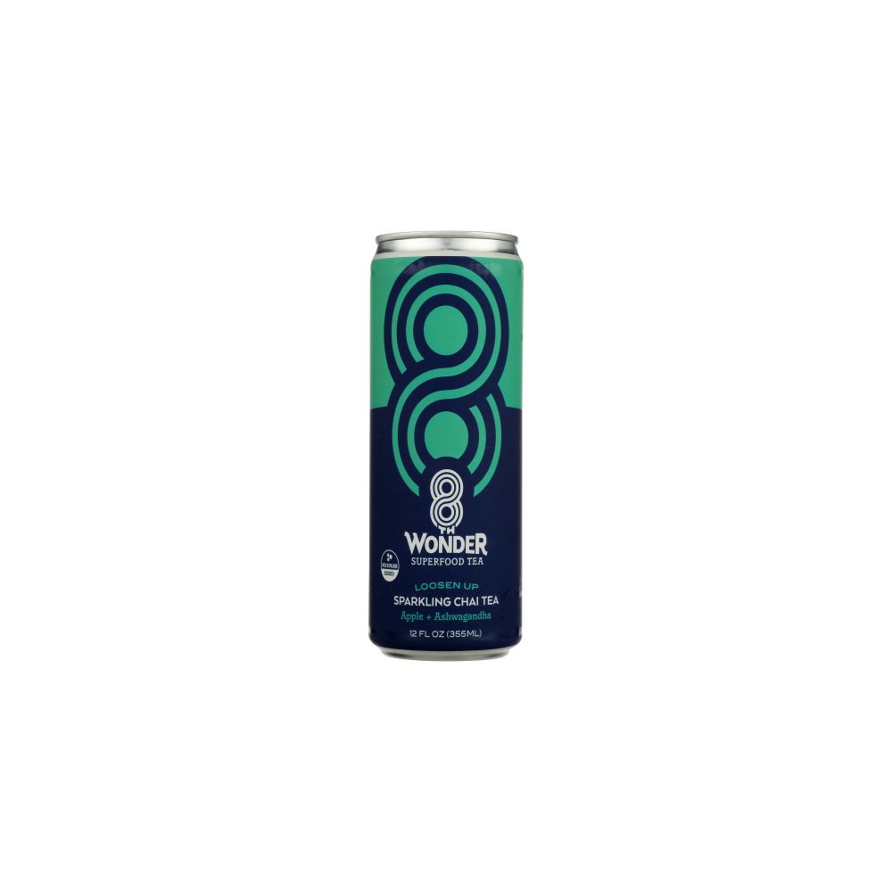 8TH WONDER: Loosen Up Sparkling Chai Tea, 12 fo