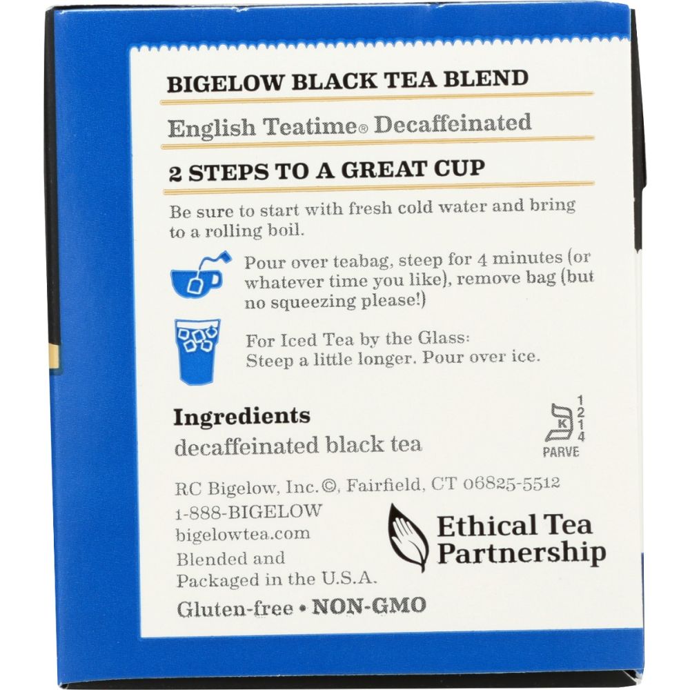 BIGELOW: English Teatime Decaf, 1.41 oz