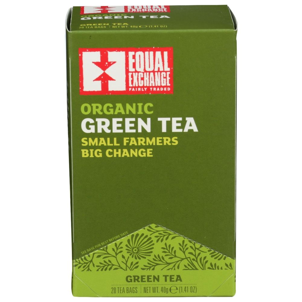 EQUAL EXCHANGE: Green Tea Organic, 20 bg