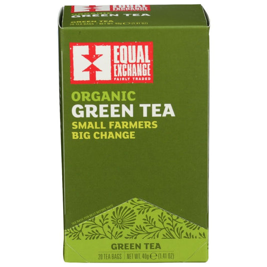 EQUAL EXCHANGE: Green Tea Organic, 20 bg