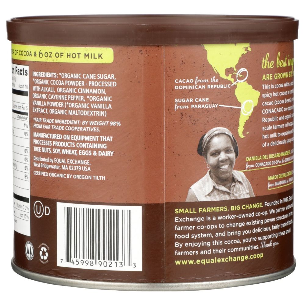 EQUAL EXCHANGE: Cocoa Mix Hot Spicy Organic, 12 oz