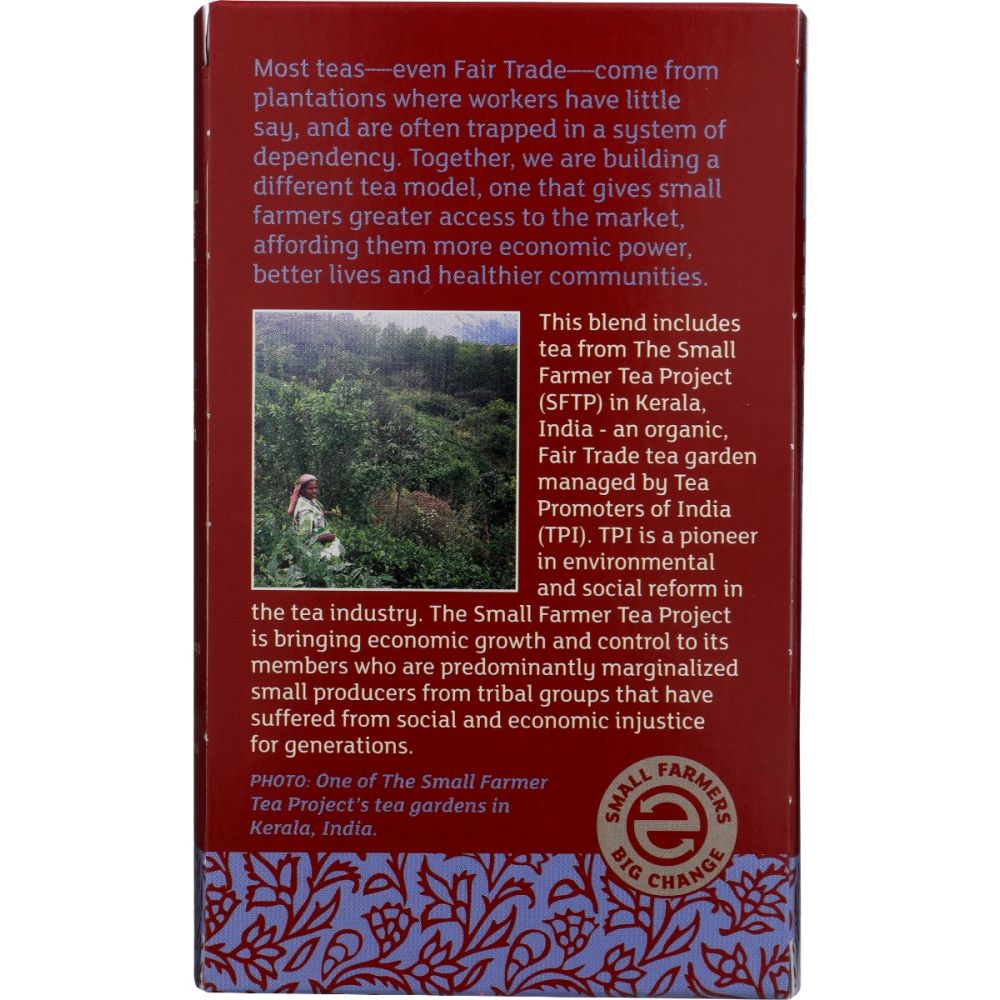 EQUAL EXCHANGE: Tea Black Organic, 20 bg