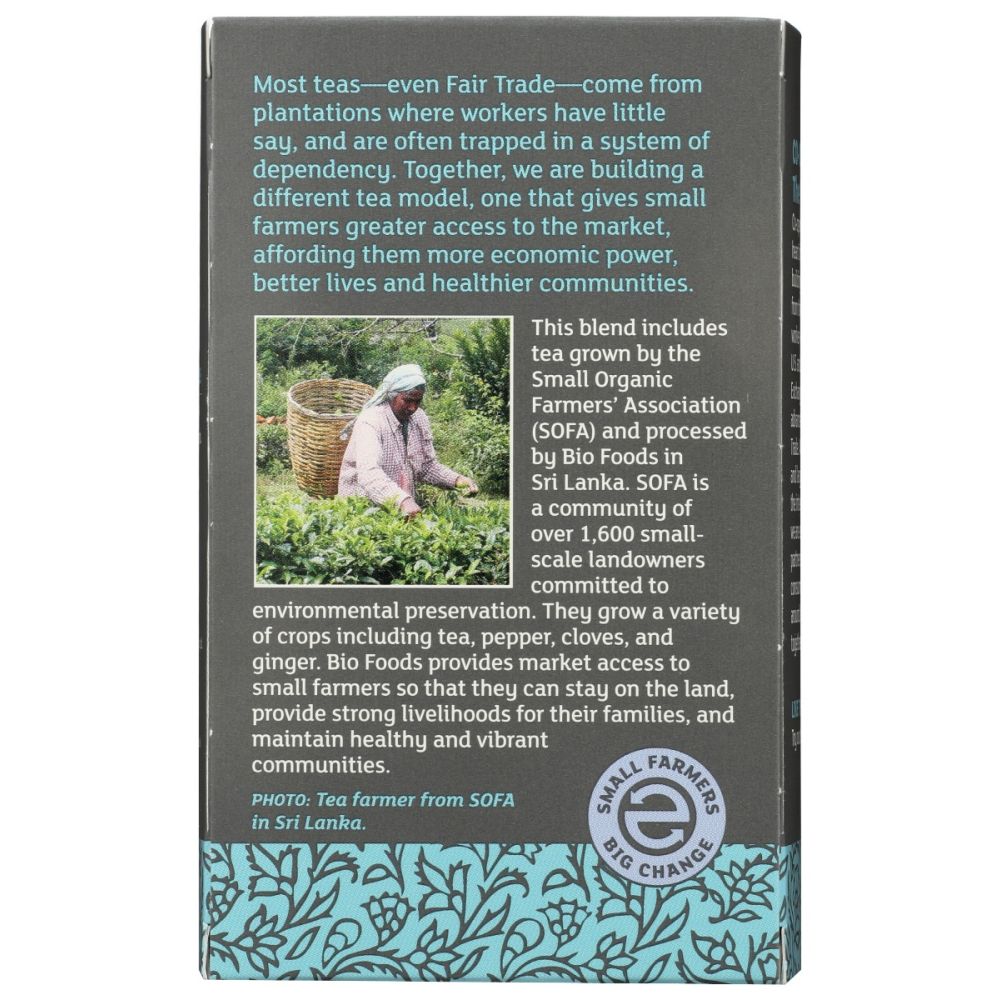 EQUAL EXCHANGE: Earl Grey Tea Organic, 20 bg