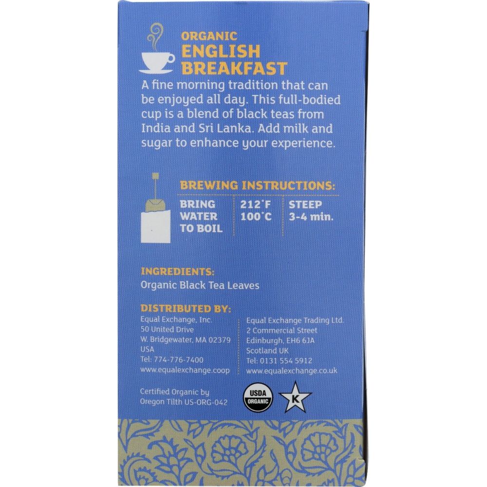 EQUAL EXCHANGE: English Breakfast Tea Organic, 20 bg