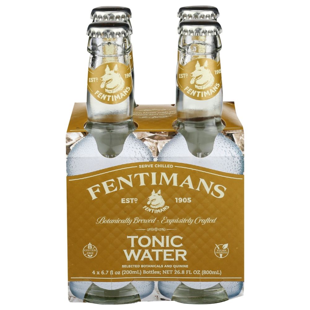 FENTIMANS: Mixer Tonic Water 4Pk, 26.8 fo