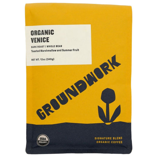 GROUNDWORK COFFEE: Organic Venice Coffee, 12 oz