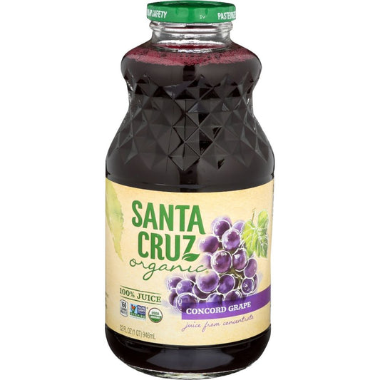 SANTA CRUZ: Juice Grape Concord Org, 32 fo