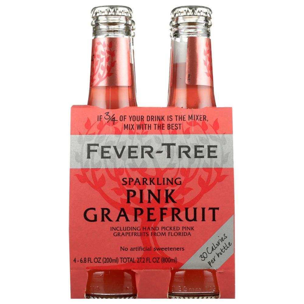 FEVER TREE: Sparkling Pink Grapefruit, 27.2 fo