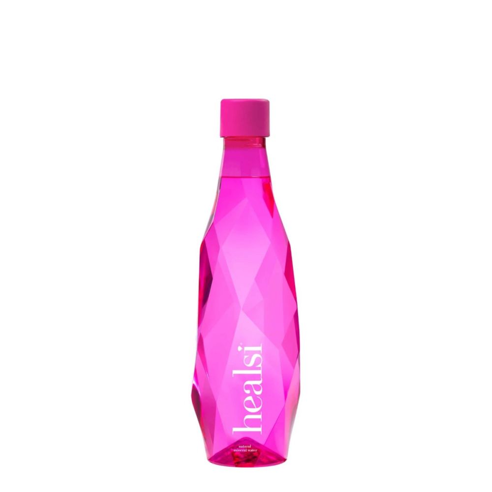 HEALSI: Fuchsia Natural Mineral Water, 16.9 fo