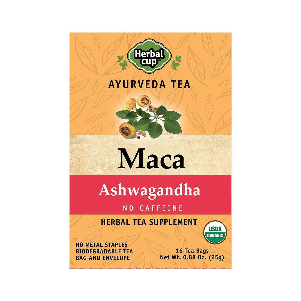 HERBAL CUP: Maca Ashwagandha Tea, 16 bg