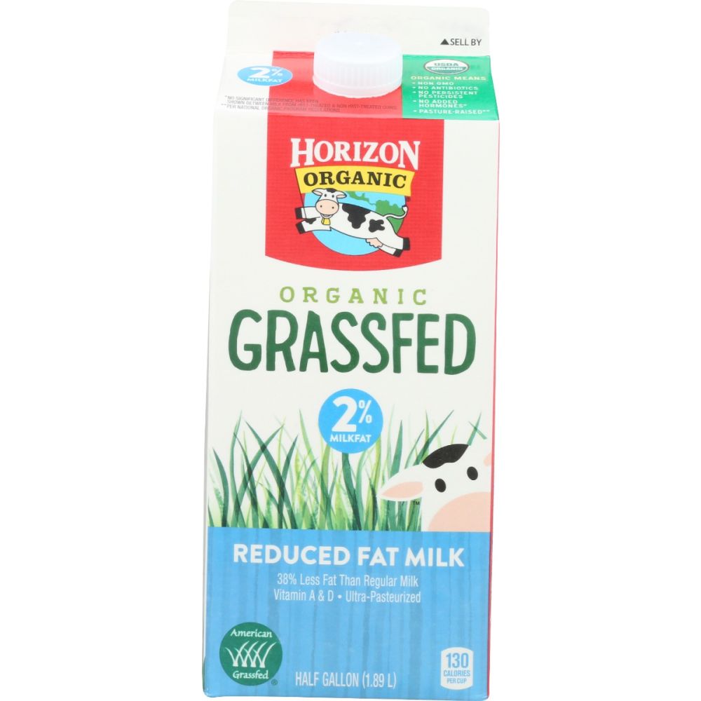 HORIZON: Organic Grassfed Reduced Fat Milk, 64 oz