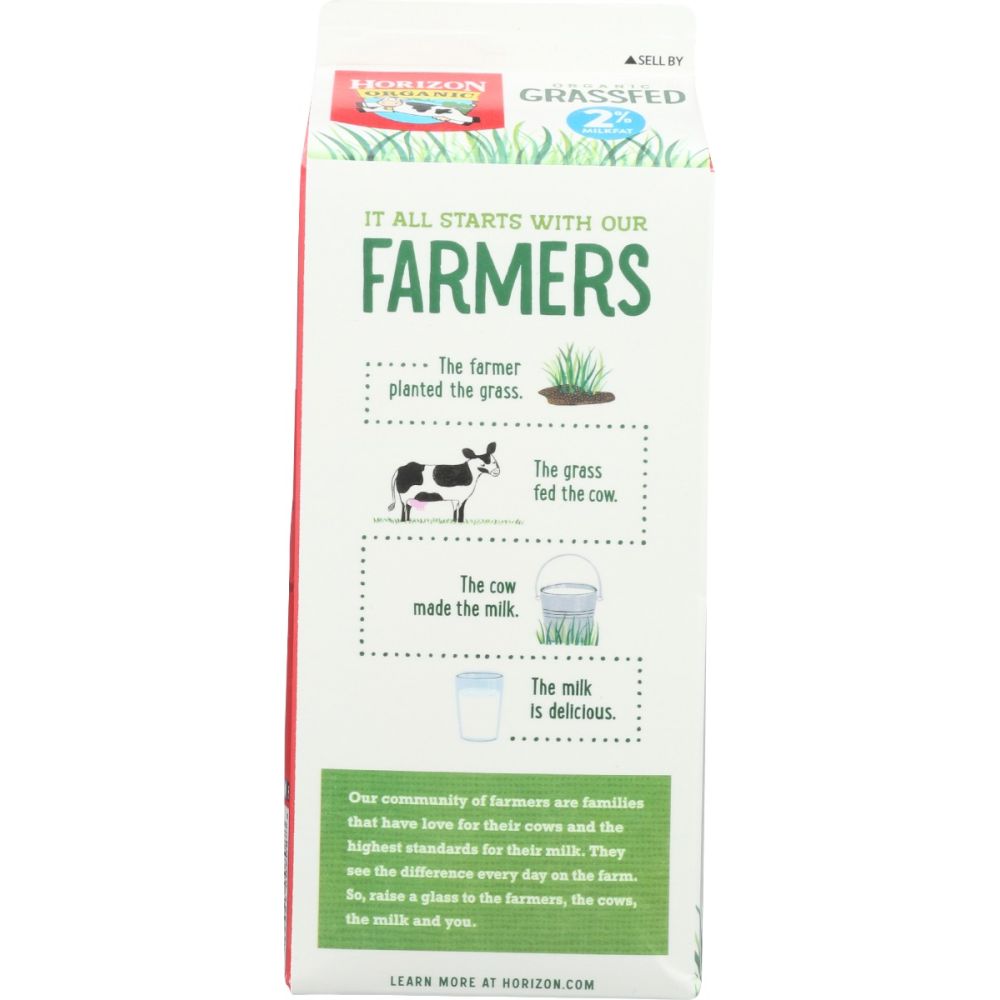 HORIZON: Organic Grassfed Reduced Fat Milk, 64 oz