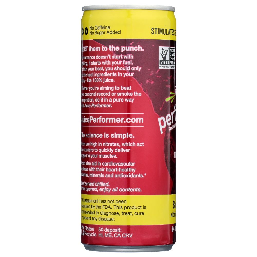 JUICE PERFORMER: Beet Juice with Pineapple Juice, 8.4 fo