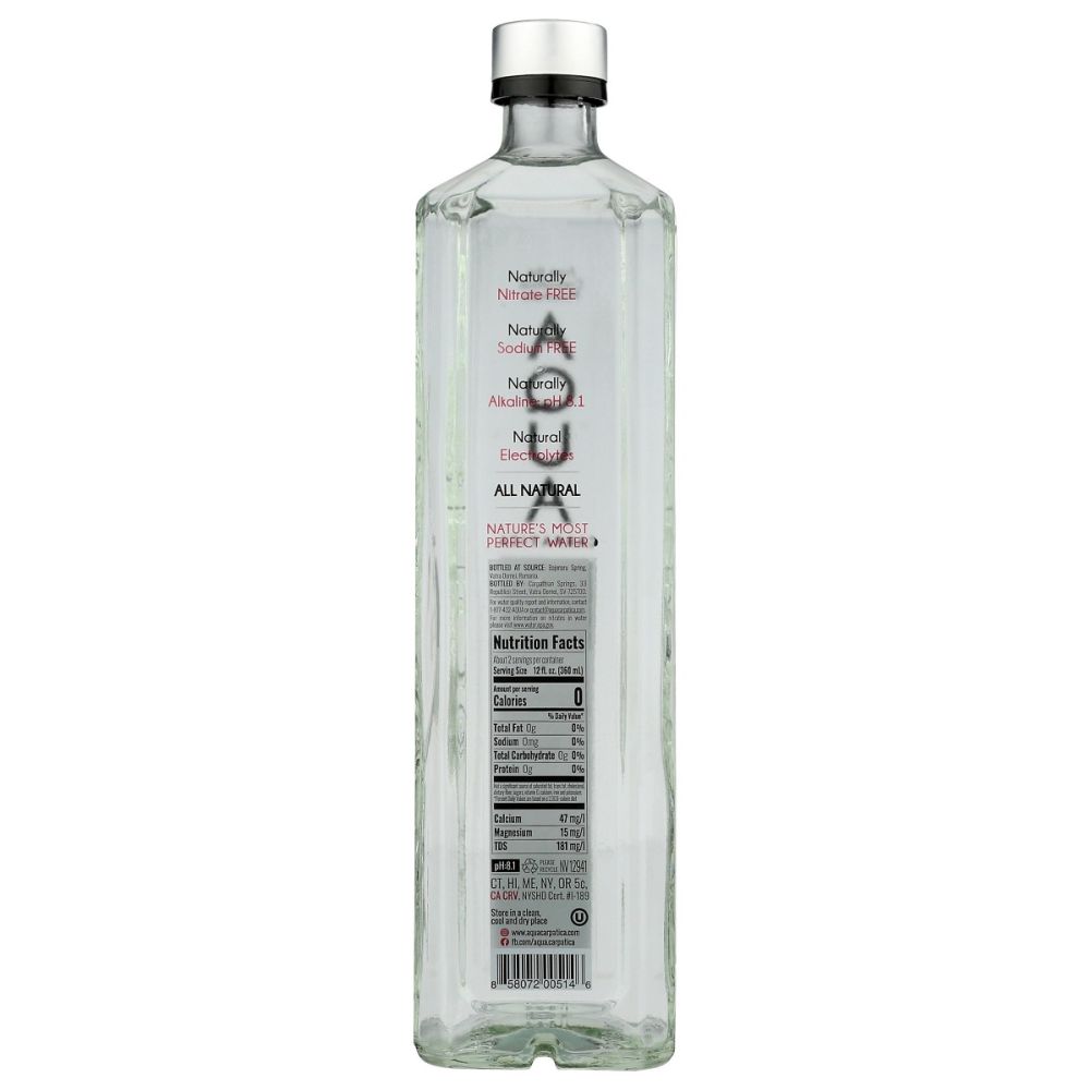 AQUA CARPATICA: Water Natural Spring, 25.24 fo