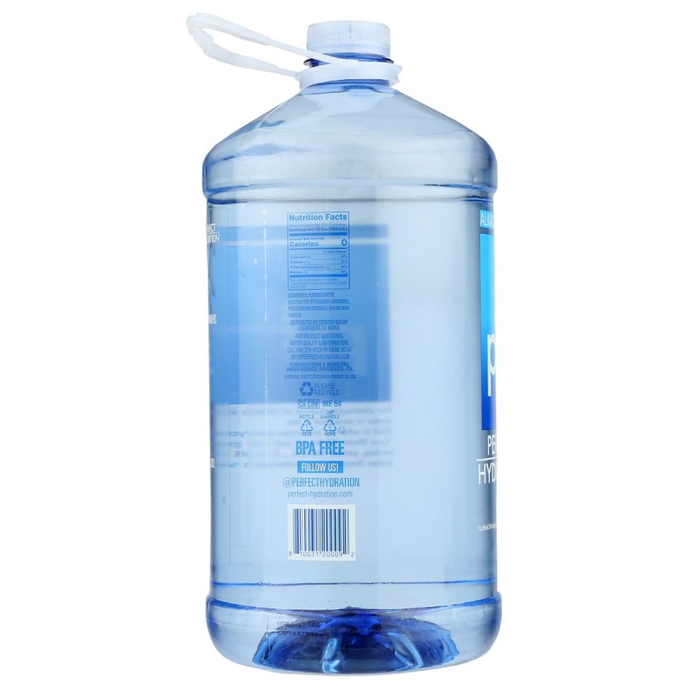 PERFECT HYDRATION: Water Alkaline Electrolytes, 128 fo