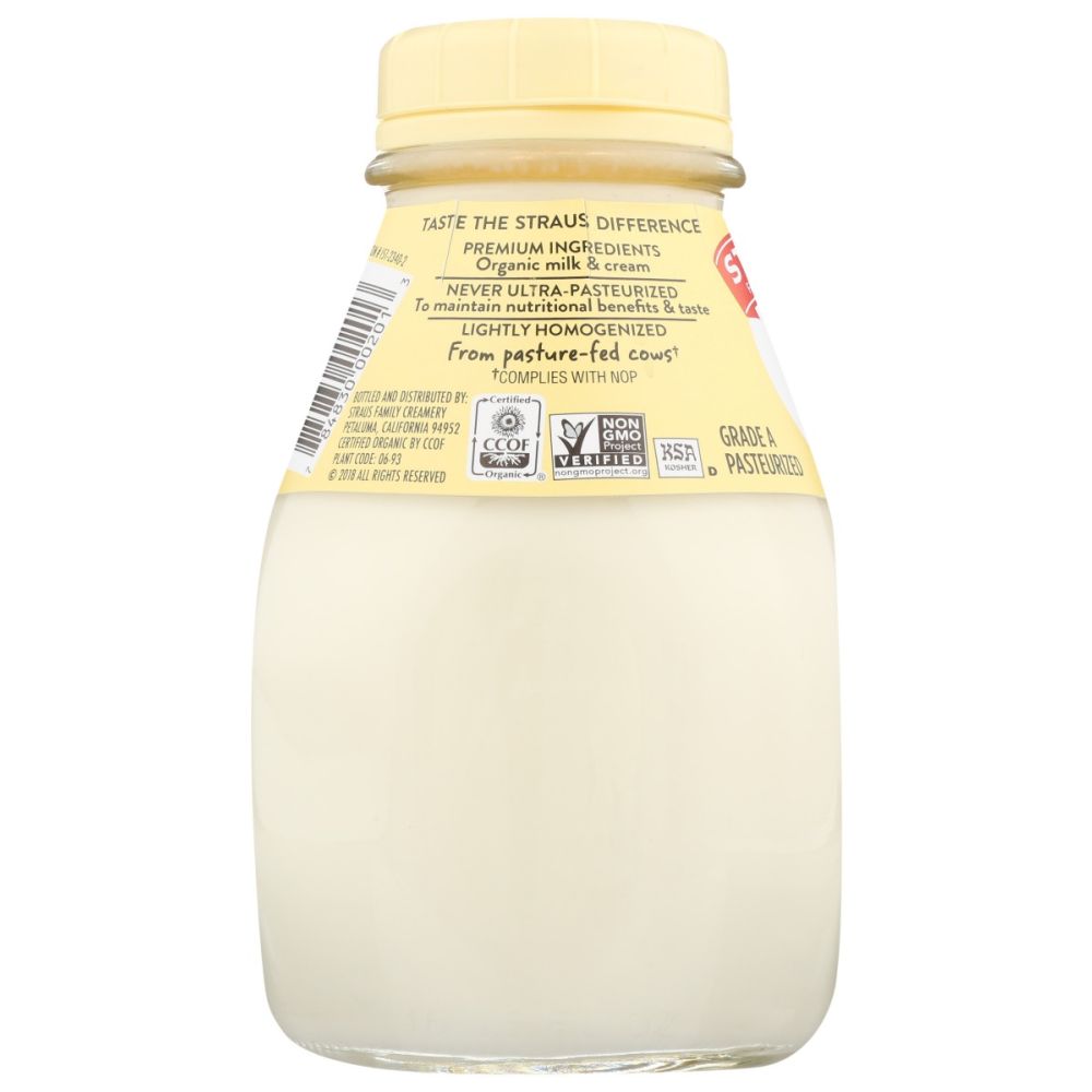 STRAUS: Organic Half and Half, 16 oz