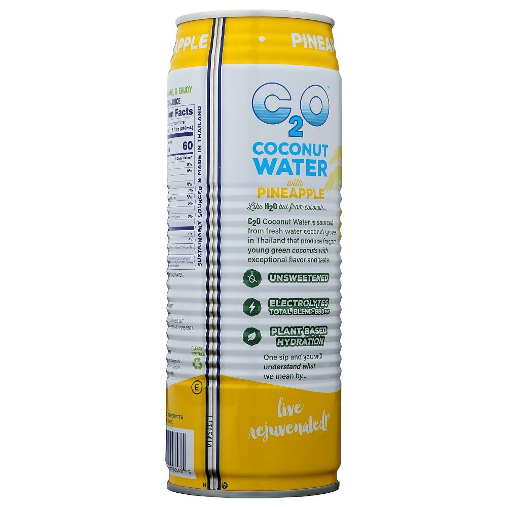 C2O: Coconut Water with Pineapple Juice, 17.5 oz