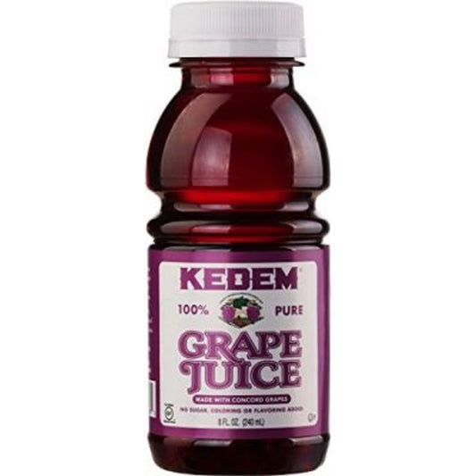 KEDEM: 100% Pure Grape Juice, 8 fo