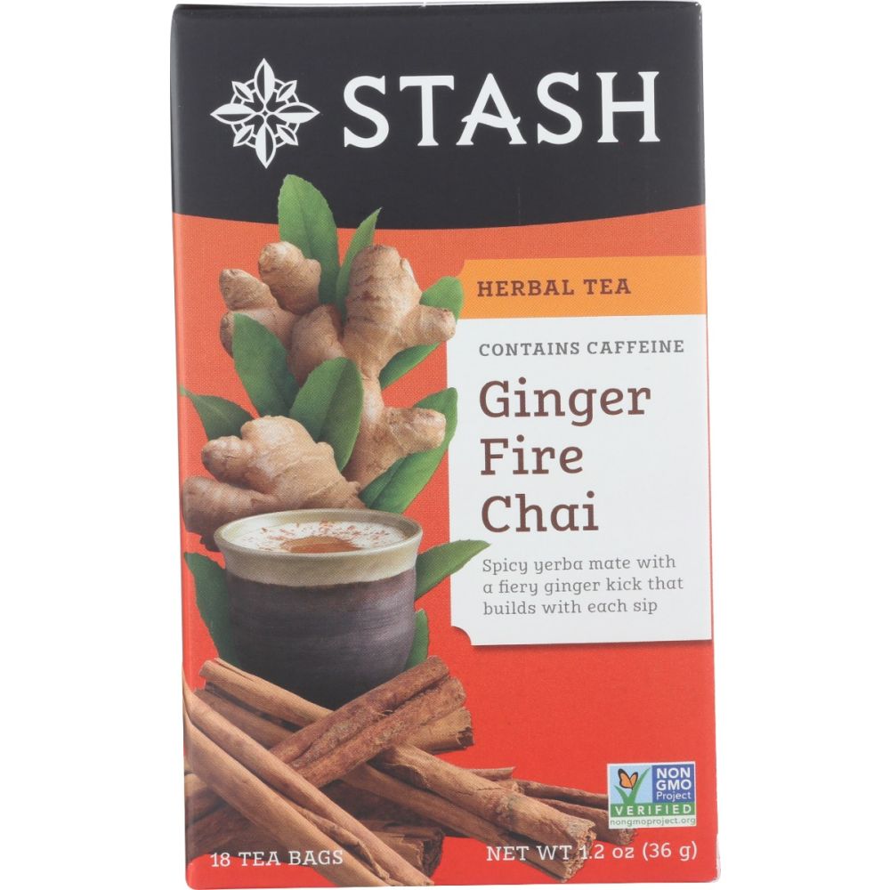 STASH TEA: Tea Ginger Fire Chai, 18 bg