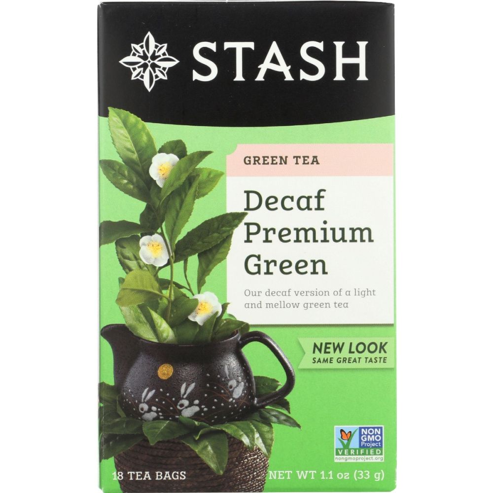 STASH TEA: Tea Decaf Grn, 18 bg