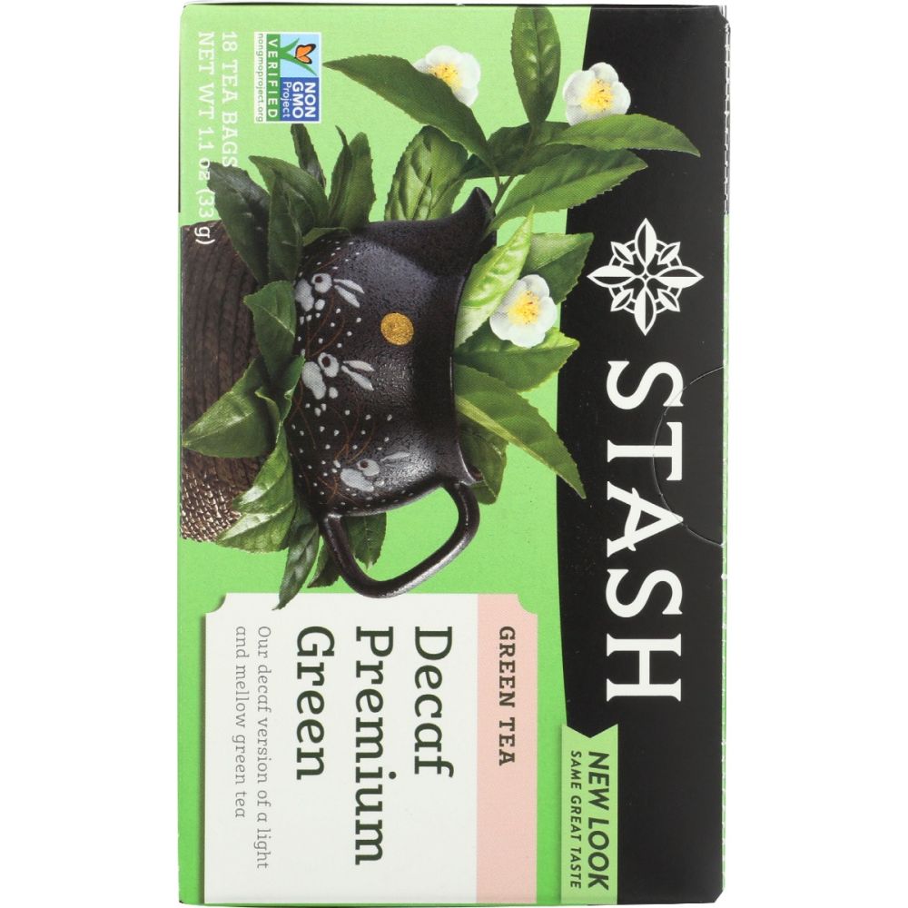 STASH TEA: Tea Decaf Grn, 18 bg