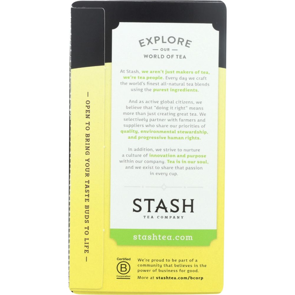 STASH TEA: Tea Meyer Lemon, 20 bg