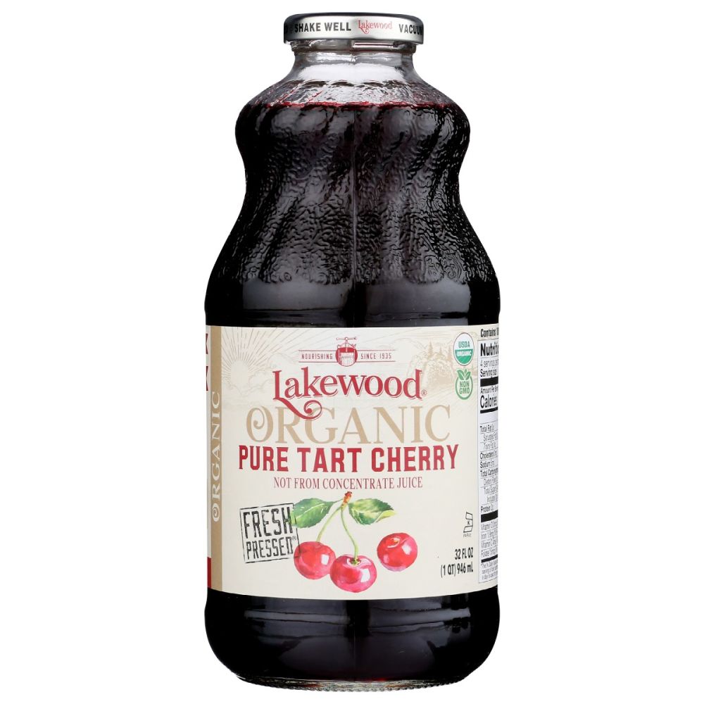 LAKEWOOD: Organic Pure Tart Cherry Juice, 32 fo