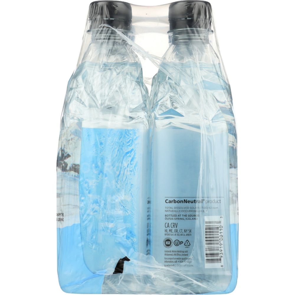 ICELANDIC GLACIAL: Water 6Pk Spring Ntrl, 101.4 fo