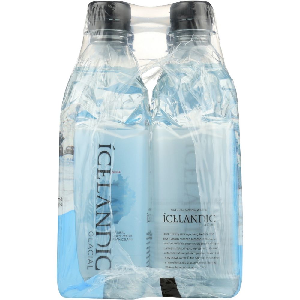 ICELANDIC GLACIAL: Water 6Pk Spring Ntrl, 101.4 fo