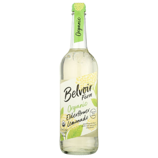 BELVOIR: Organic Elderflower Lemonade Soft Drink, 25.4 fo
